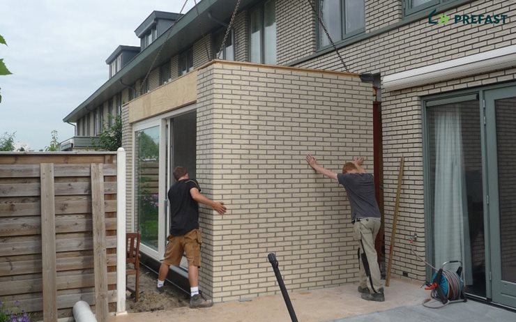 Aanbouw in Amstelveen