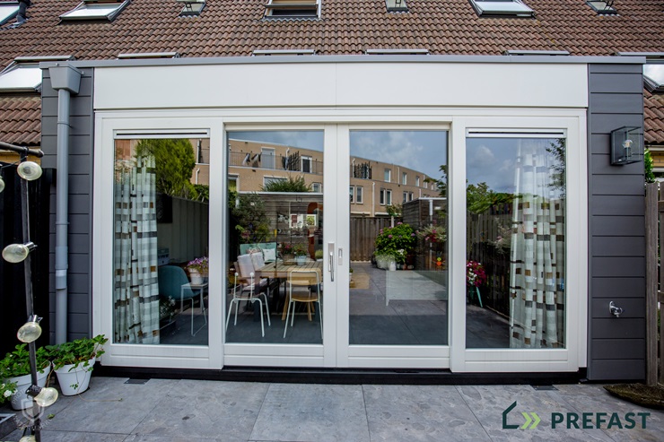 Woonkeuken uitbouw in Assendelft
