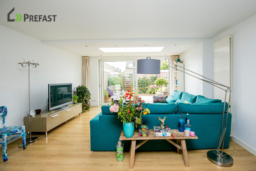 Woonkamer aanbouw Landsmeer