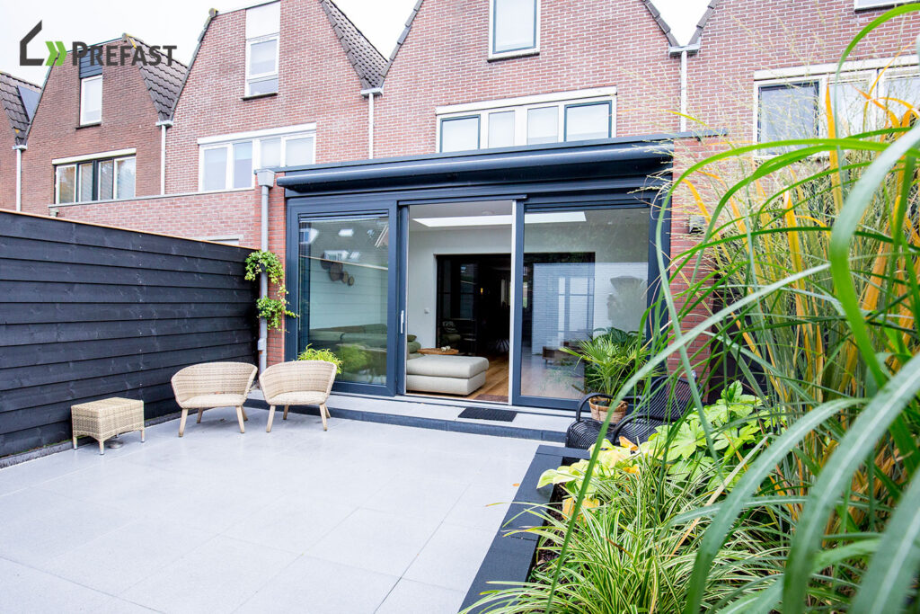 Uitbouw achtertuin Almere