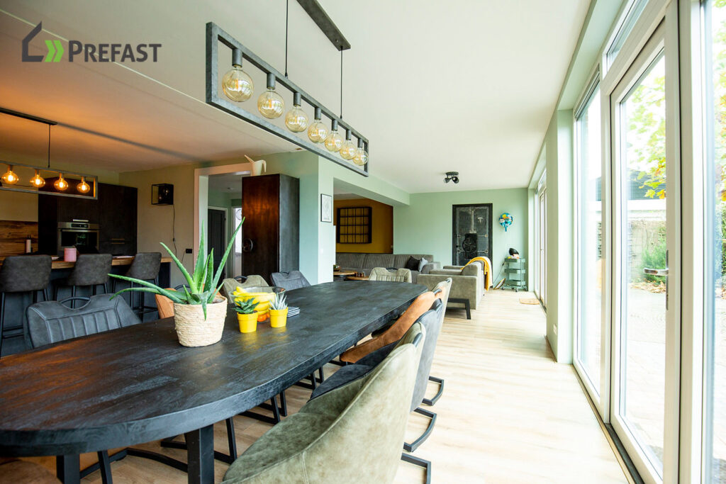 Uitbouw eetkamer Stellendam