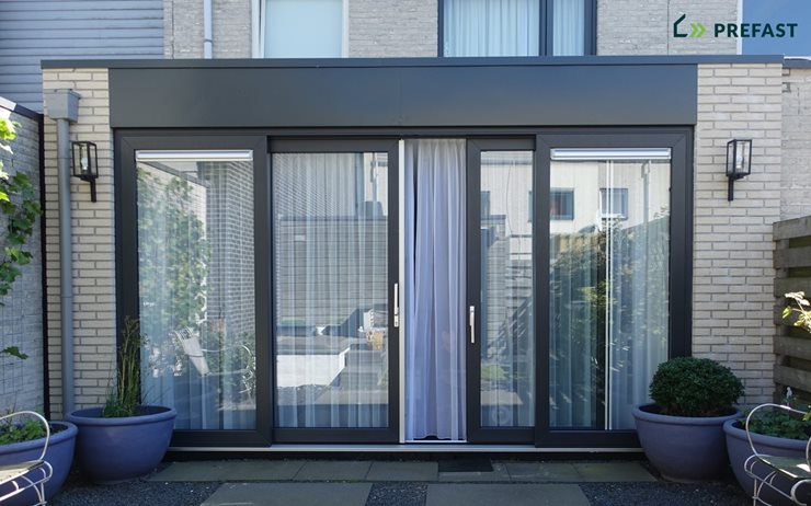 Uitbouw woonkamer in Hoofddorp