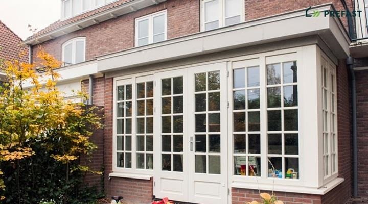 Uitbouw woonkamer in Arnhem
