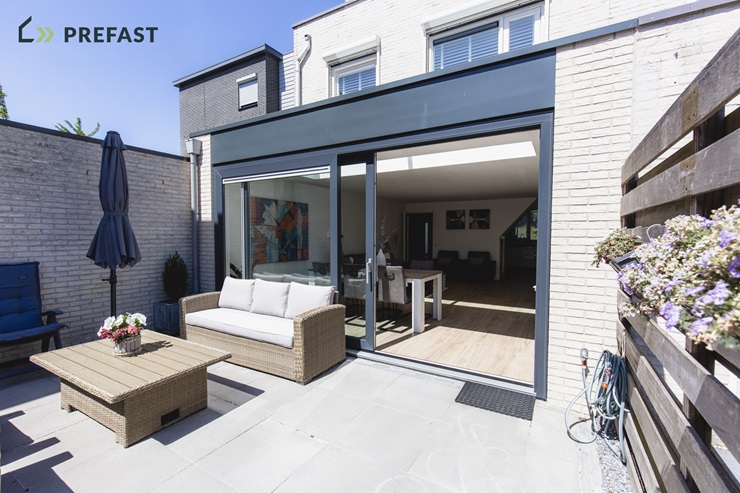 Achtertuin aanbouw Hoofddorp
