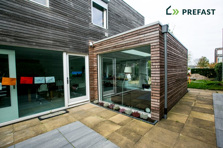 Houten uitbouw Hoofddorp
