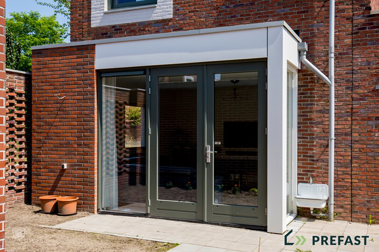 Uitbouw zijkant woning