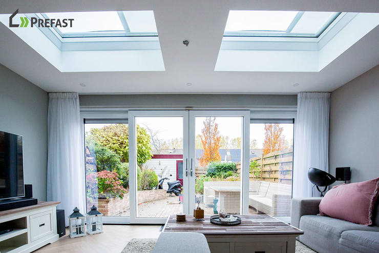 woning uitbouwen achterkant