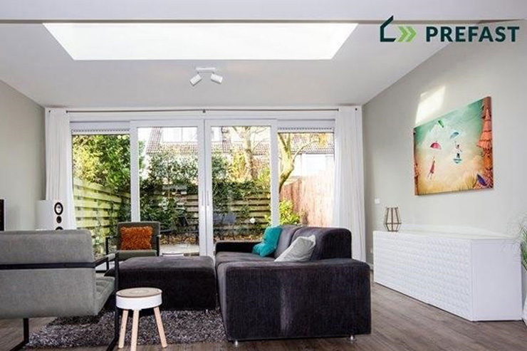 Amersfoort uitbouw woonkamer