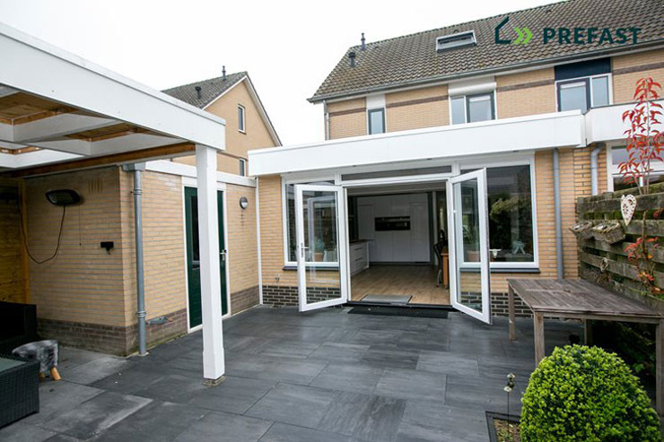 Amersfoort uitbouwen achterzijde