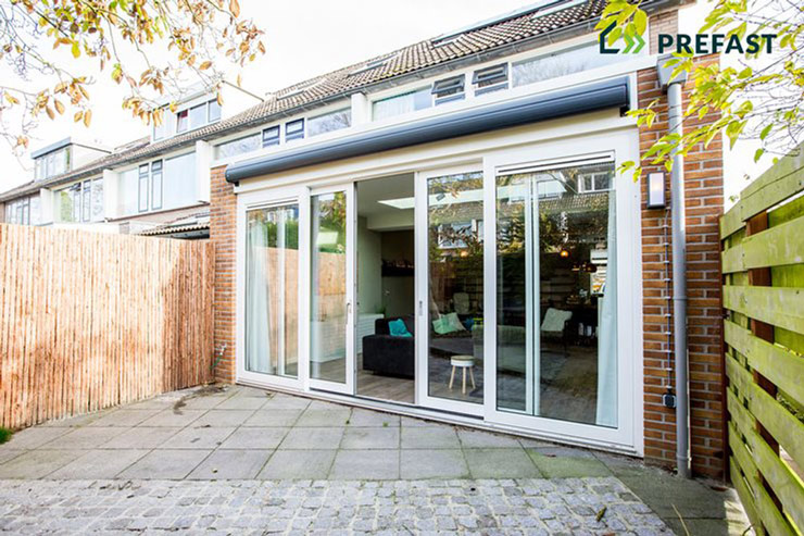 Uitbouw achterzijde Almere