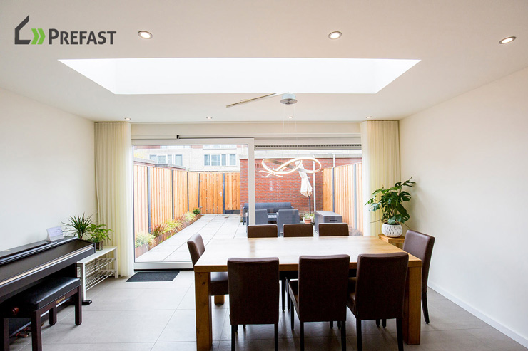 Uitbouw eetkamer Enschede